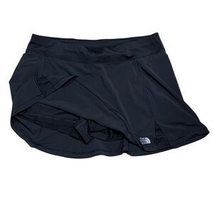 North Face Black Skort Skirt Athletic Golf Built In Shorts Sports Women Large
